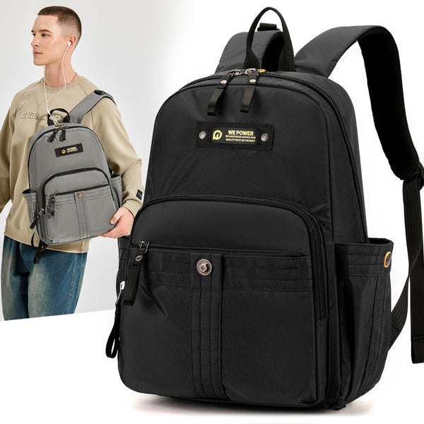 WEPOWER new backpack waterproof student schoolbag soft and light travel large capacity backpack