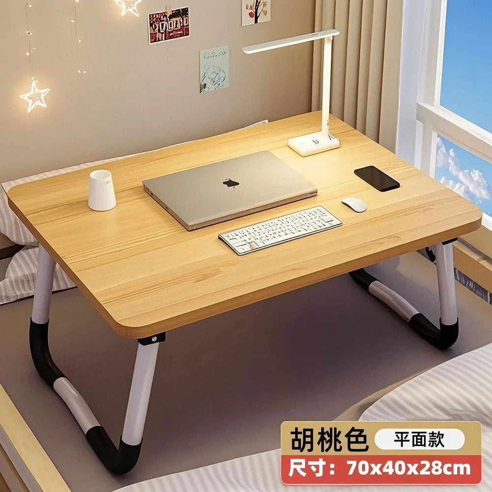 Bedside desk folding small table student dormitory writing desk dorm room essential laptop table assembly-free