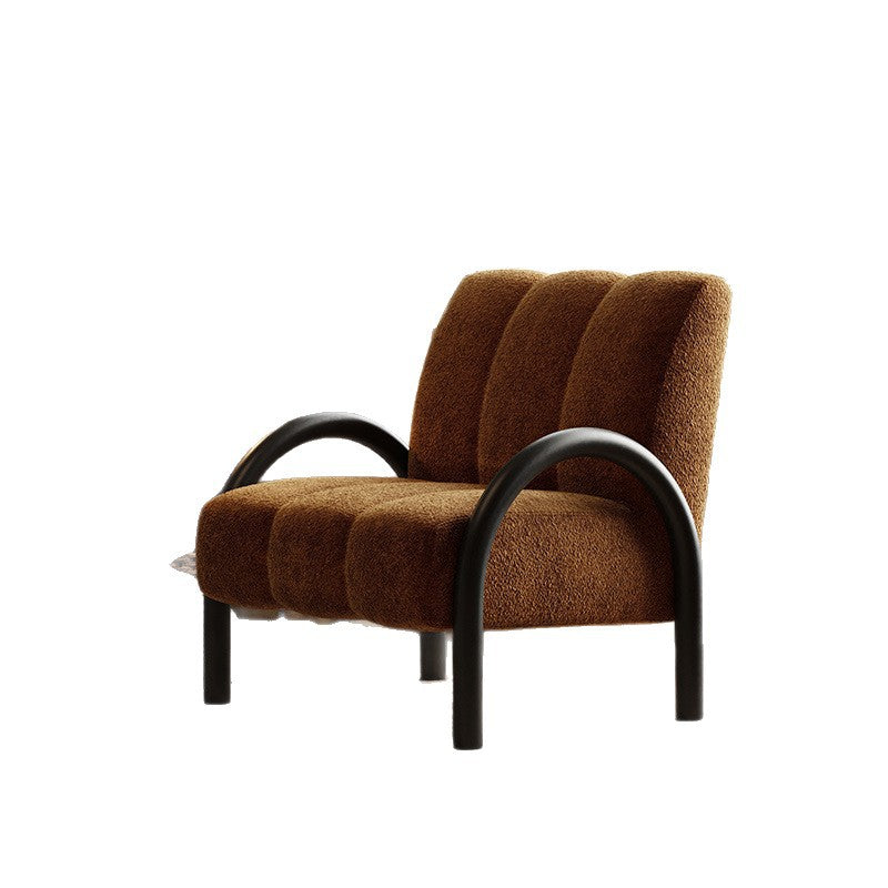 B&b medieval style fabric casual chair hotel balcony designer sofa retro lazy back chair
