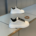 2026 spring men's new breathable white sneakers, trendy and versatile thick-soled athletic shoes for male students, casual skate shoes
