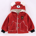 New arrival kidsoutwearkids style thickened windbreaker kids corduroy outwearfall and winter wear boys