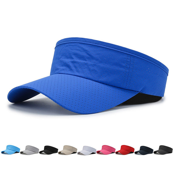 Empty top hat summer topless baseball cap men's and women's quick-drying light board sunshade sunscreen hat running cap printed logo