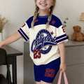 wholesale girls' short-sleeve and shorts sets, fashionable spring, summer, and autumn outfits for girls
