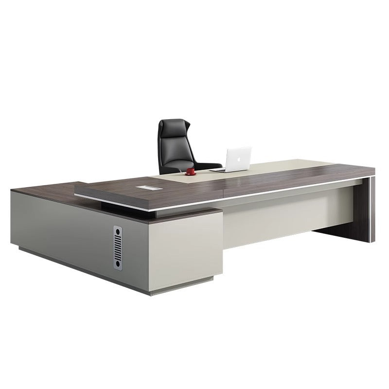 Boss desk manager desk supervisor desk chair combination minimalist modern office furniture single person office desk 1.4*