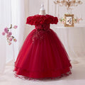 girls' spring/summer mesh dress  new foreign trade princess dress children's foreign trade dress