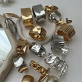 Irregular opening bracelet wholesale european and american cross-border jewelry stylishniche stylecable stitch round bracelet electroplated style bracelet