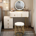 Vanity table bedroom solid wood smart home vanity table multi-functional makeup table accessible luxurycasualplaid vanity table