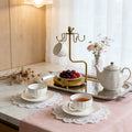 For homemetal cup holder living room iron hanging rack suit creative retro ornament european style coffee cup hanging storage rack