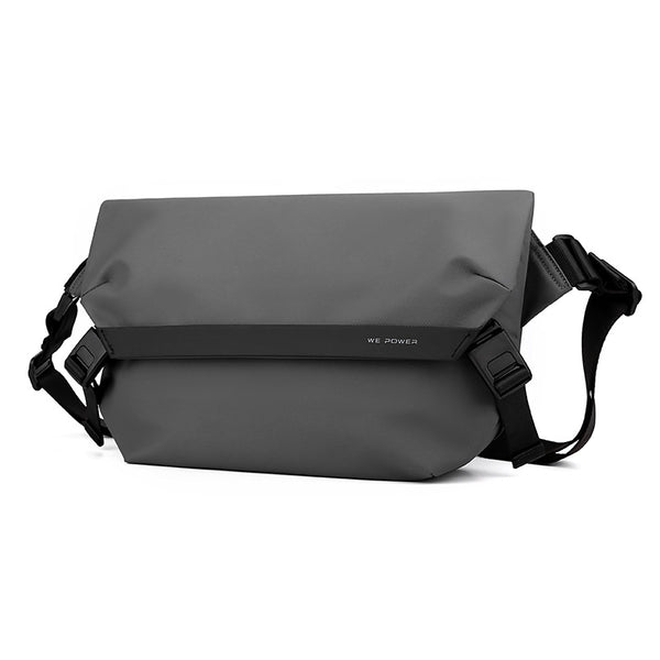 Wholesale fanny pack spring new leather film casual simple versatile fashion high value large capacity multi-functional messenger bag