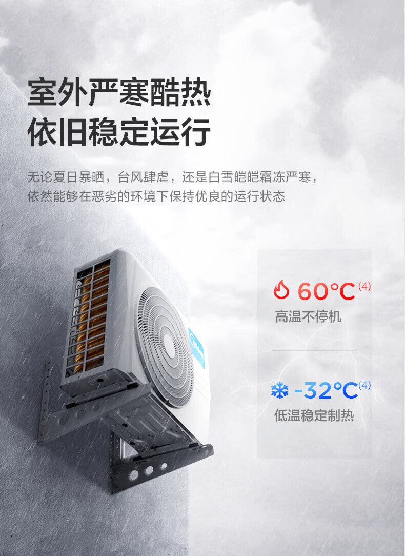 Midea air conditioner 1.5hp inverter wall-mounted unit kfr-35gw/g3-1 (government procurement model) - smart temperature control