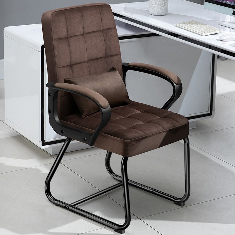 Office chair, comfortable long-sitting study chair, staff bow-shaped computer chair, simple modern back chair, comfortable mahjong chair