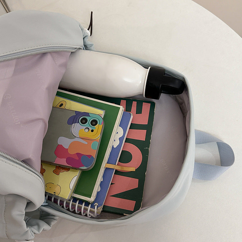 2025 new kids' backpack - stylish everyday carry, small bag for girls, junior high & college students, large capacity backpack