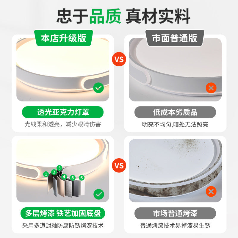 Bedroom light Ceiling light New led master bedroom lighting Modern simple room light Luxury minimalist restaurant light E