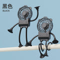 octopus fan suction cup mini office desktop dormitory kitchen neutral silent usb fan portable