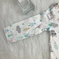Baby girl's autumn clothes, pure cotton class a long-sleeved romper, newborn soft crawling suit, animal print bodysuit