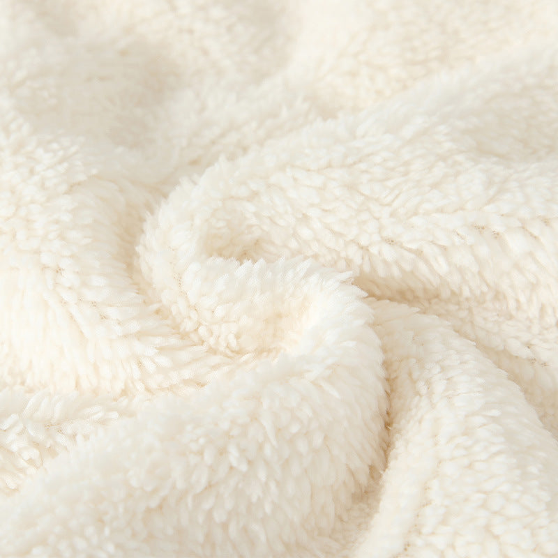 0-12 months baby autumn/winter thickened anti-startle sleep sack, coral fleece newborn swaddle, baby outdoor anti-kick blanket