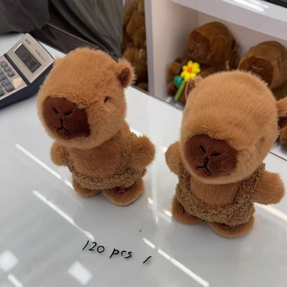 2025 cross-border hot-selling singing, dancing, talking, electric magic voice plush cute pet kids' light-up toy