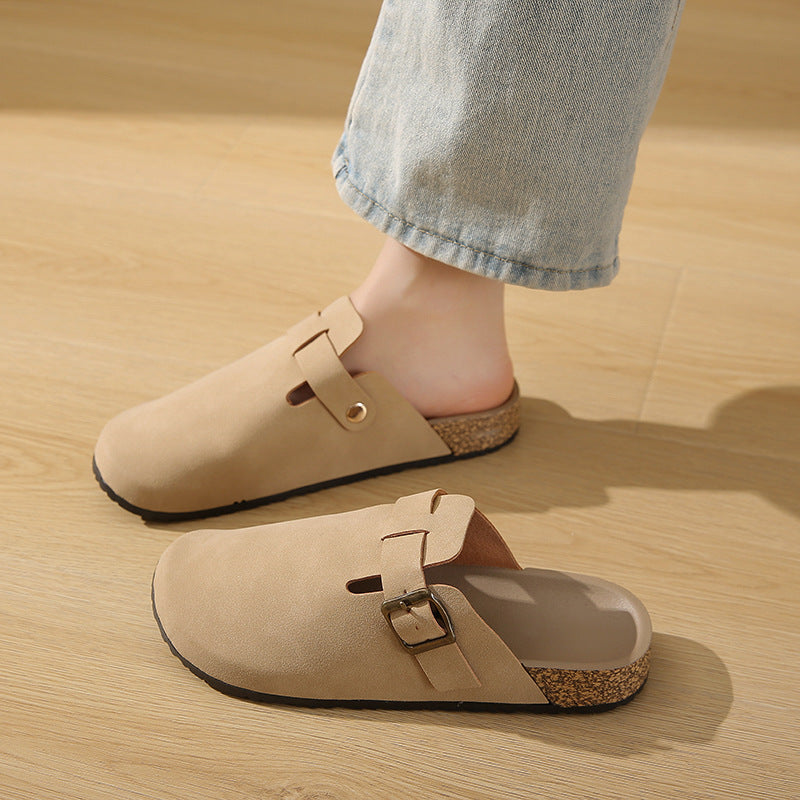 Birkenstock women's new autumn/winter collection: thick-soled, soft-soled, versatile closed-toe mules - slip-on lazy shoes
