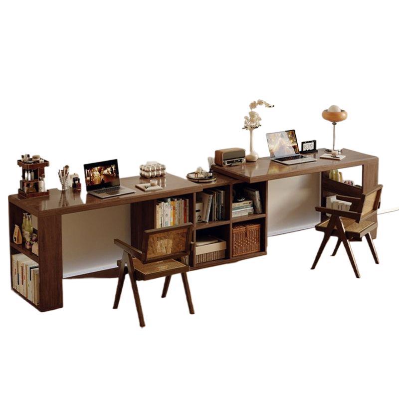 Corner desk bookshelf bookcase all-in-one table bedroom home extendable vanity corner computer desk office desk
