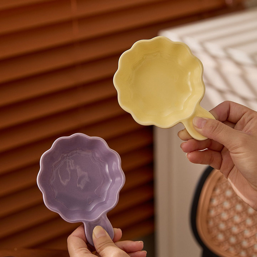Cream style pure color ceramic dish vinegar dish snack dish snack dish dipping dish for home kitchen seasoning dish wholesale