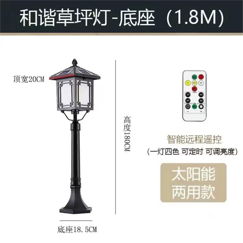 Solar powered lawn lights - outdoor patio lights - waterproof pathway ground lights - stake lights for lawns, villas, gardens, and landscaping