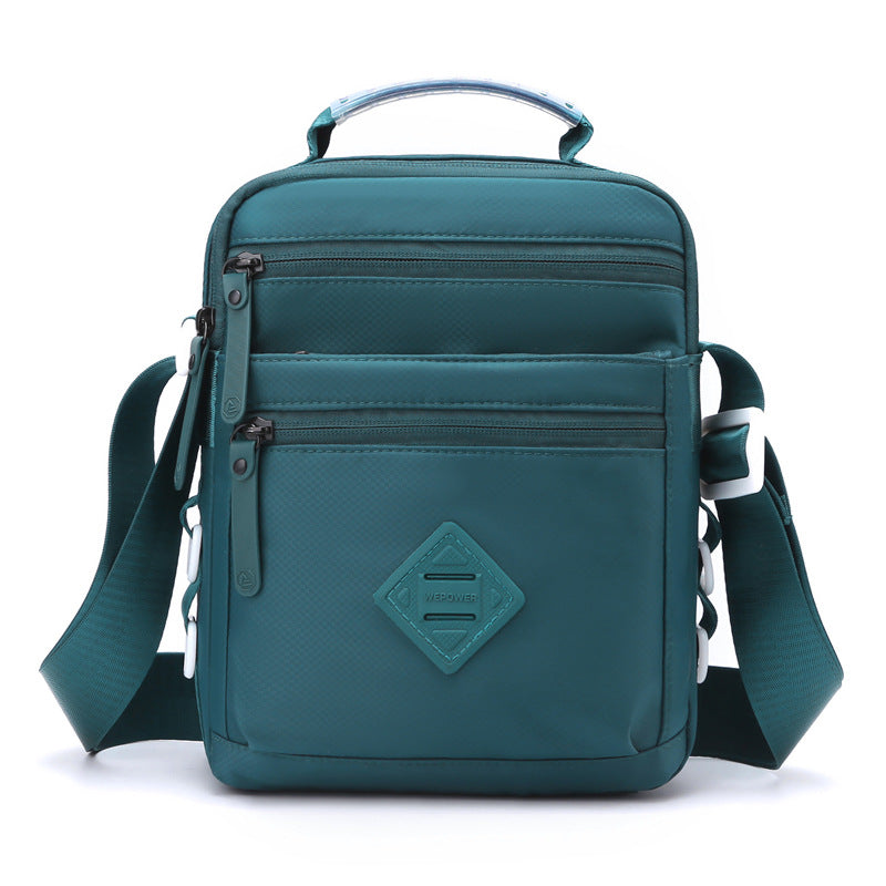 New fashionable men's bag personalized business bag unisex but stirring trend oblique span bag small square bag