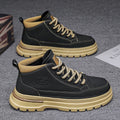Men's spring new arrivals: british retro mid-cut martin boots, men's casual work shoes, trendy low-top ankle boots, leather shoes