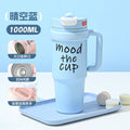 High-value, extra-large insulated tumbler for women - dual-drink design, large capacity ice tumbler, 316 stainless steel straw, car cup