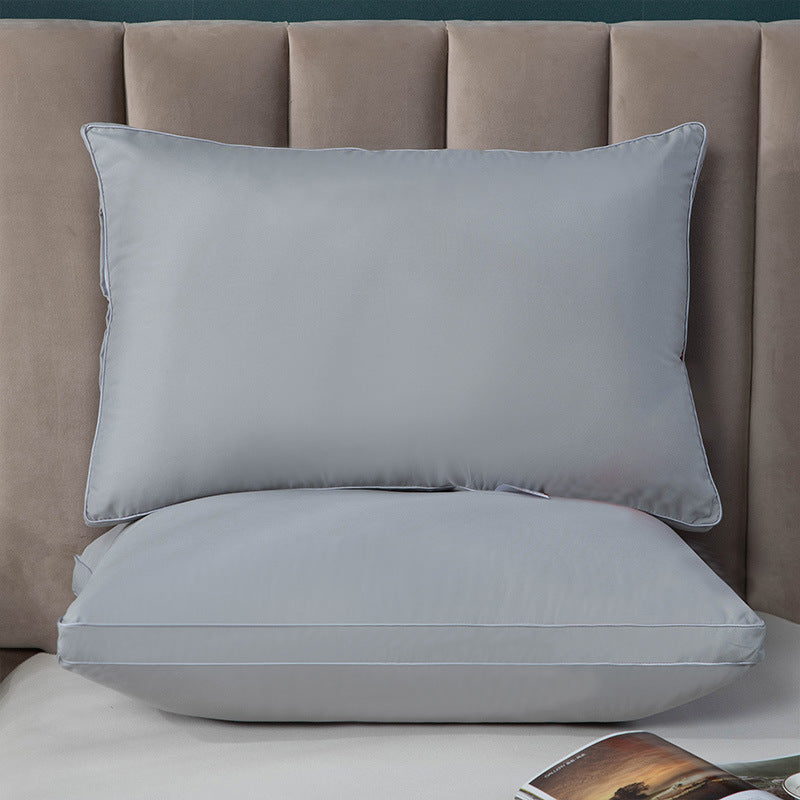 Pillow core pillow hotel pillow core household neck pillow hilton style feather velvet dormitory dropshipping factory