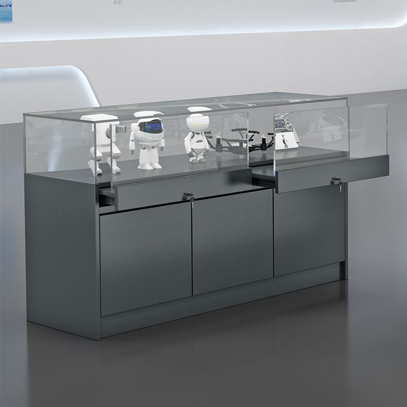 Glass Display Cabinet Eye Counter Jewelry Sample Display Cabinet Museum Cultural Relics Exhibition Cabinet