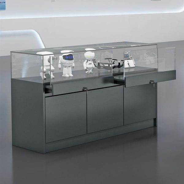 Glass Display Cabinet Eye Counter Jewelry Sample Display Cabinet Museum Cultural Relics Exhibition Cabinet
