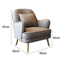 Single sofa for home living room small apartment casual chair sales department business negotiation hotel reception sofa chair