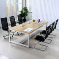 Conference table simple long table small casual modern office furniture training table negotiation reception long office desk no