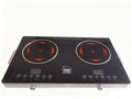 Black double oven—stainless steel