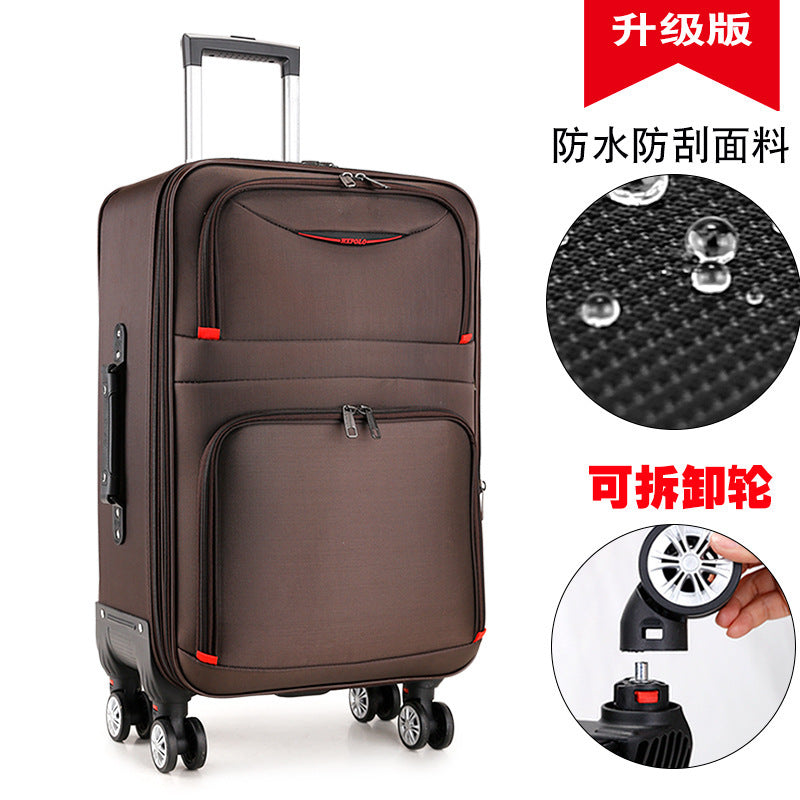 Oxford cloth suitcase women's 20 trolley case men's suitcase universal wheel 26 password suitcase 24