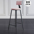 Second generation black chair + pink velvet 65cm
