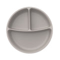 Kids tableware baby platinum silicone bowl baby silicone suction cup divider dinner plate food grade silicone tableware