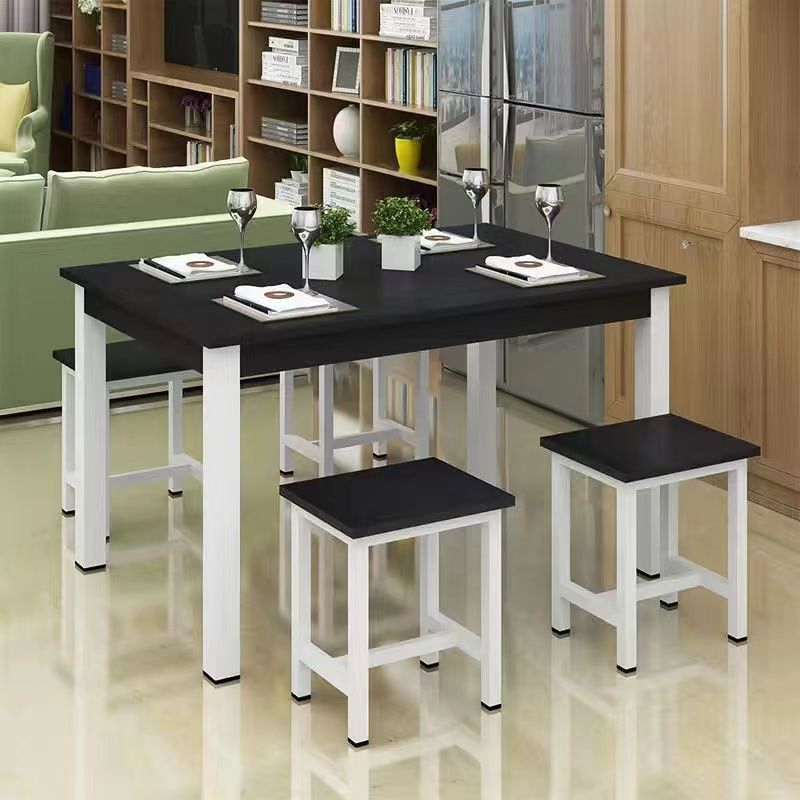 Dining table and chair combination snack bar restaurant fast food restaurant casual breakfast shop rectangular restaurant noodle shop dining table