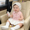 Summer dress for baby girls - lightweight, perfect for newborns and 100-day celebrations - stylish summer princess dress
