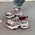 Best sellingplatform shoesthick soledad shoes women petites height increasing 2026 super popular new arrivalautum silver sports casual shoes