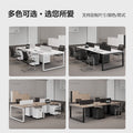 Saint li company screen office desk minimalist modern employee workstation computer desk office desk and chair combination