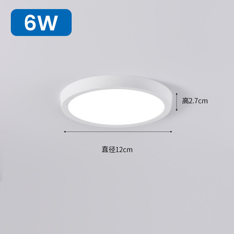 [Strict selection] Aisle light, corridor bedroom LED three-proof ceiling light, modern simple bathroom waterproof balcony light