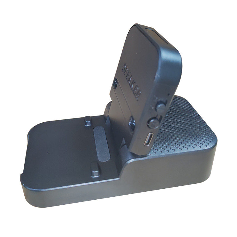 Induction amplification bluetooth audio portable small speaker amplifier mobile phone holder audio three-in-one