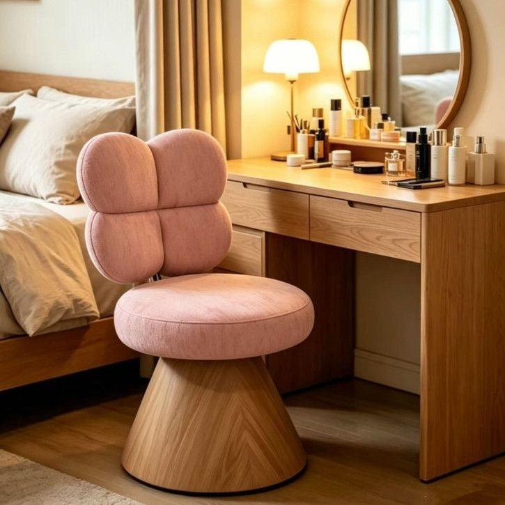 Luxury vanity table - artistic makeup designer vanity with rotating home use, bedroom chair, stool, wood, other