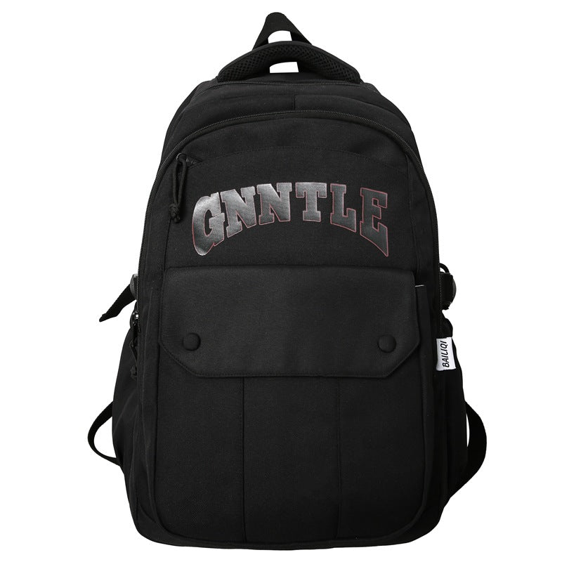 New lightweight american retro style backpack for middle school, high school, and college students - large capacity, multifunctional, wholesale