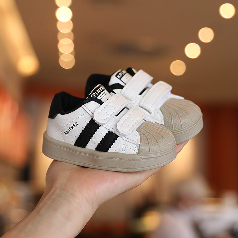Kids' athletic shoes -  spring/autumn new fashion shell toe baby first walker sneakers, skate shoes, running shoes for boys and girls