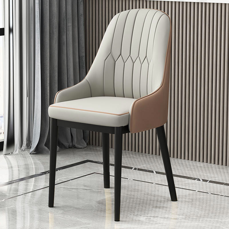 Nordic dining chair - modern minimalist design for home, premium quality, light luxury backrest, casual dining chair, restaurant & cafe seating