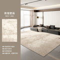 Removable and washable living room carpet, italian light luxury high-end bedroom large area floor mat, machine washable double layer washable carpet