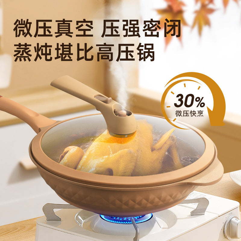 Micro-pressure clay cooking pot for home non-stick pot health pot healthy ceramic cooking pot steaming all-in-one cooking micro-pressure pot