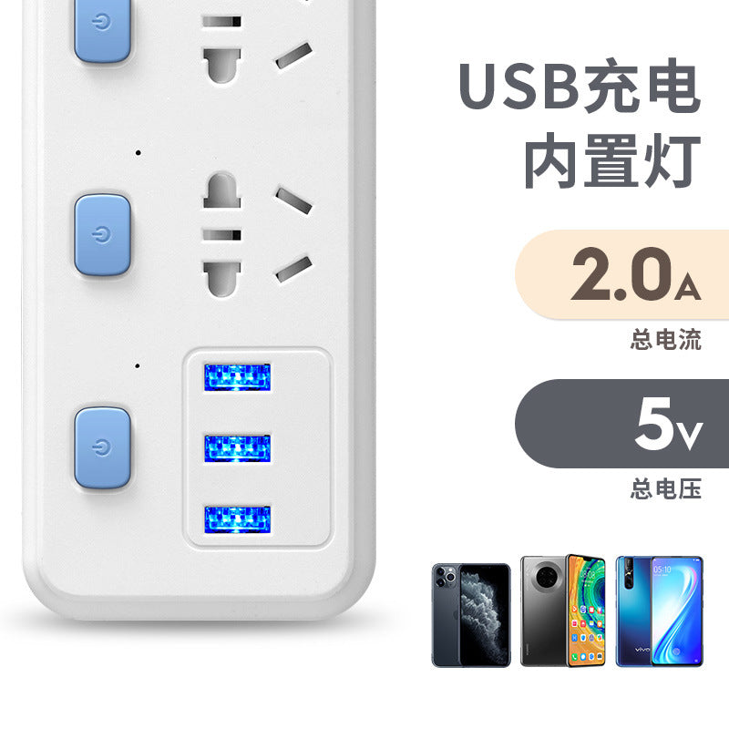 Multi-function power strip with usb ports, corded power strip, multi-outlet power strip, power strip with cord, multi-port power strip, electrical power strip